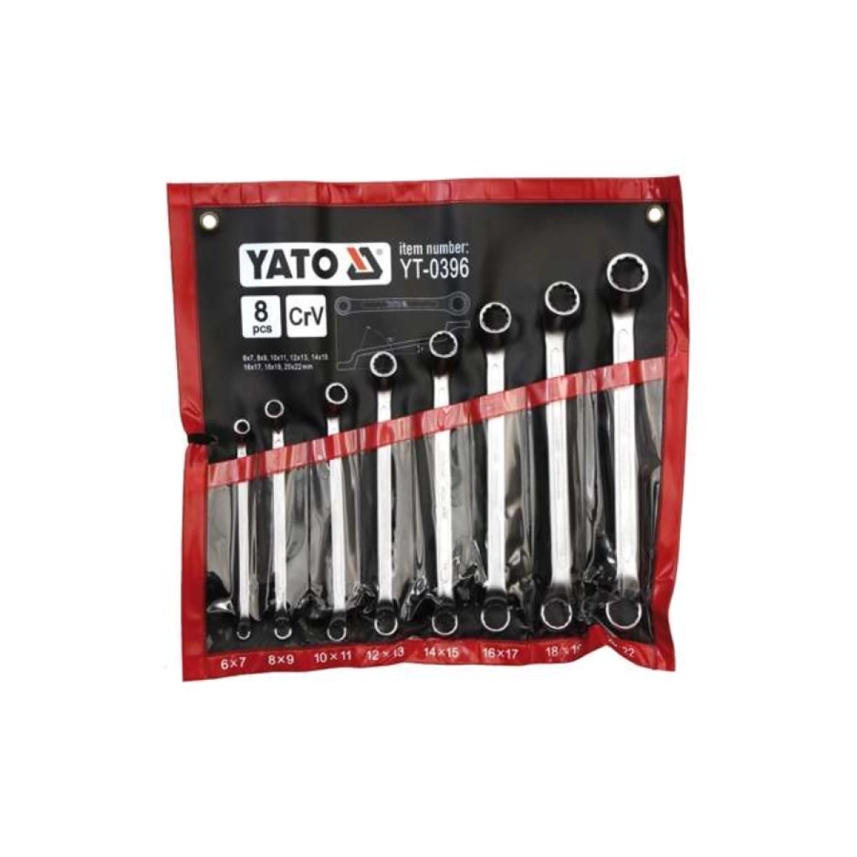 YATO GARNITURA OKASTIH KLJUČEVA 6-22/8 CrV